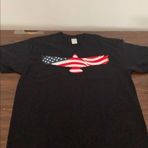 American flag eagle shirt.